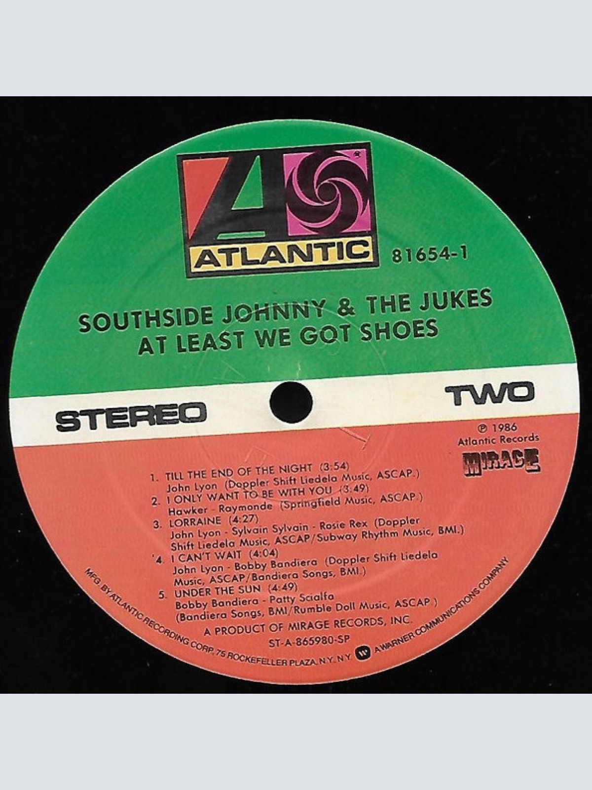 Vinyl / Southside Johnny & The Jukes* - At Least We Got Shoes