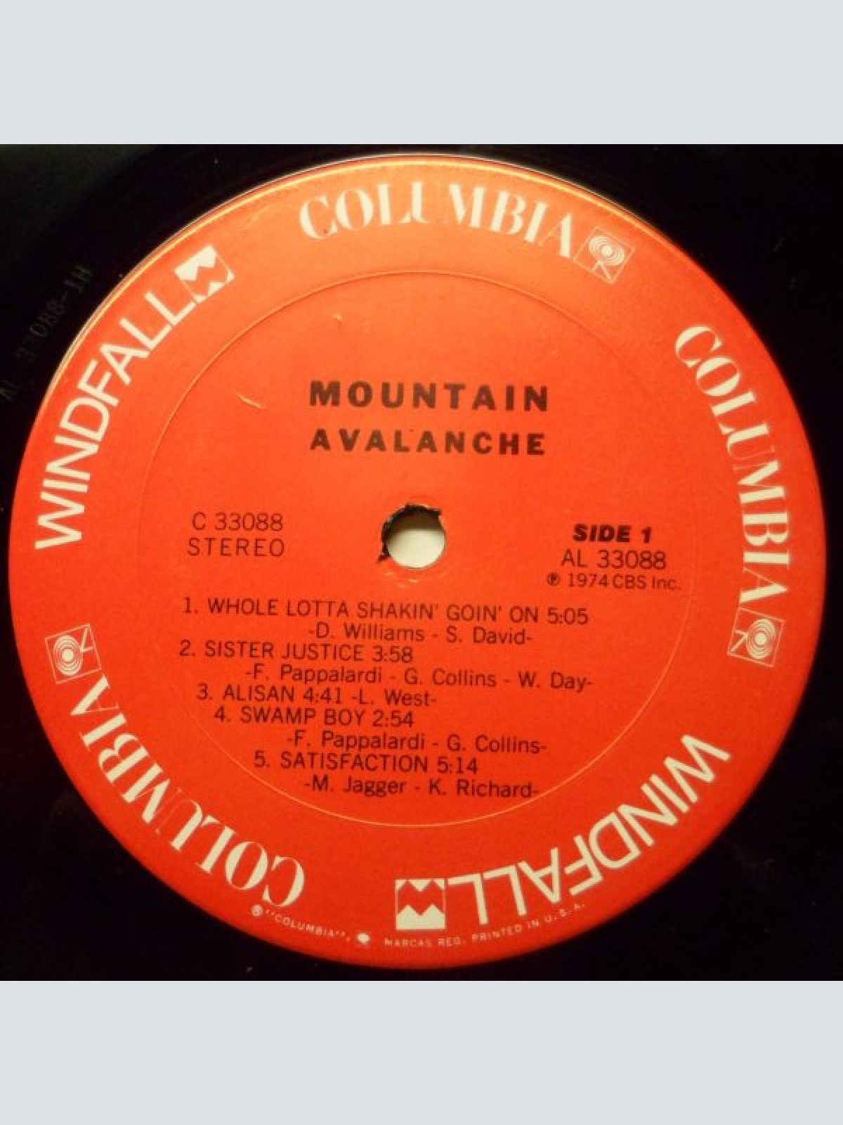 Vinyl / Mountain - Avalanche