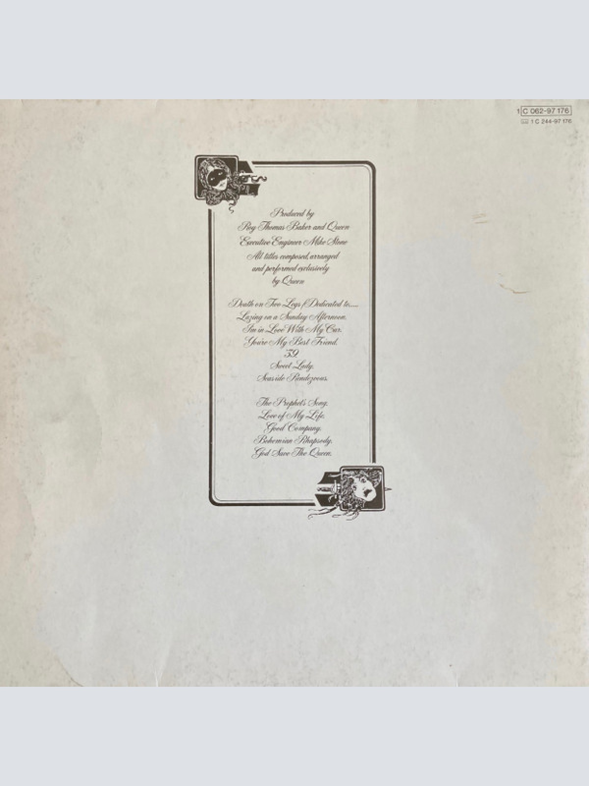 Vinyl / Queen - A Night At The Opera