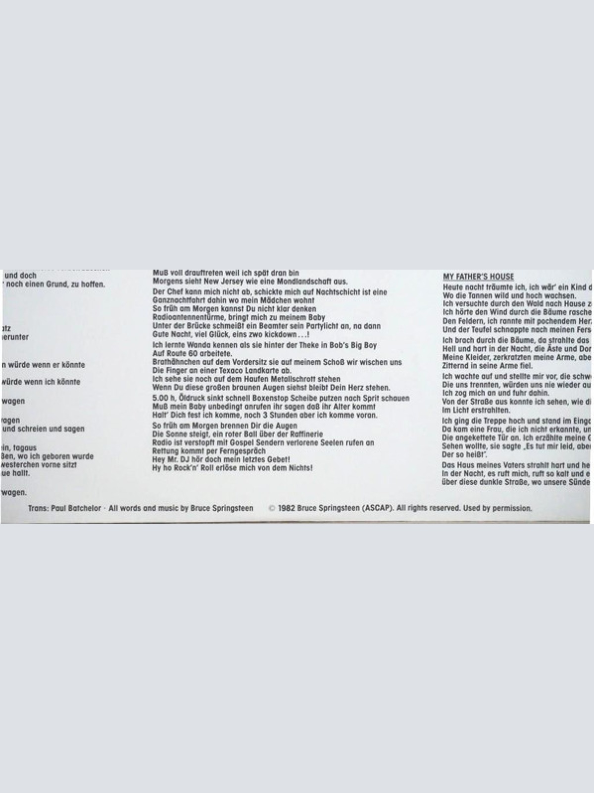 Vinyl / Bruce Springsteen - Nebraska