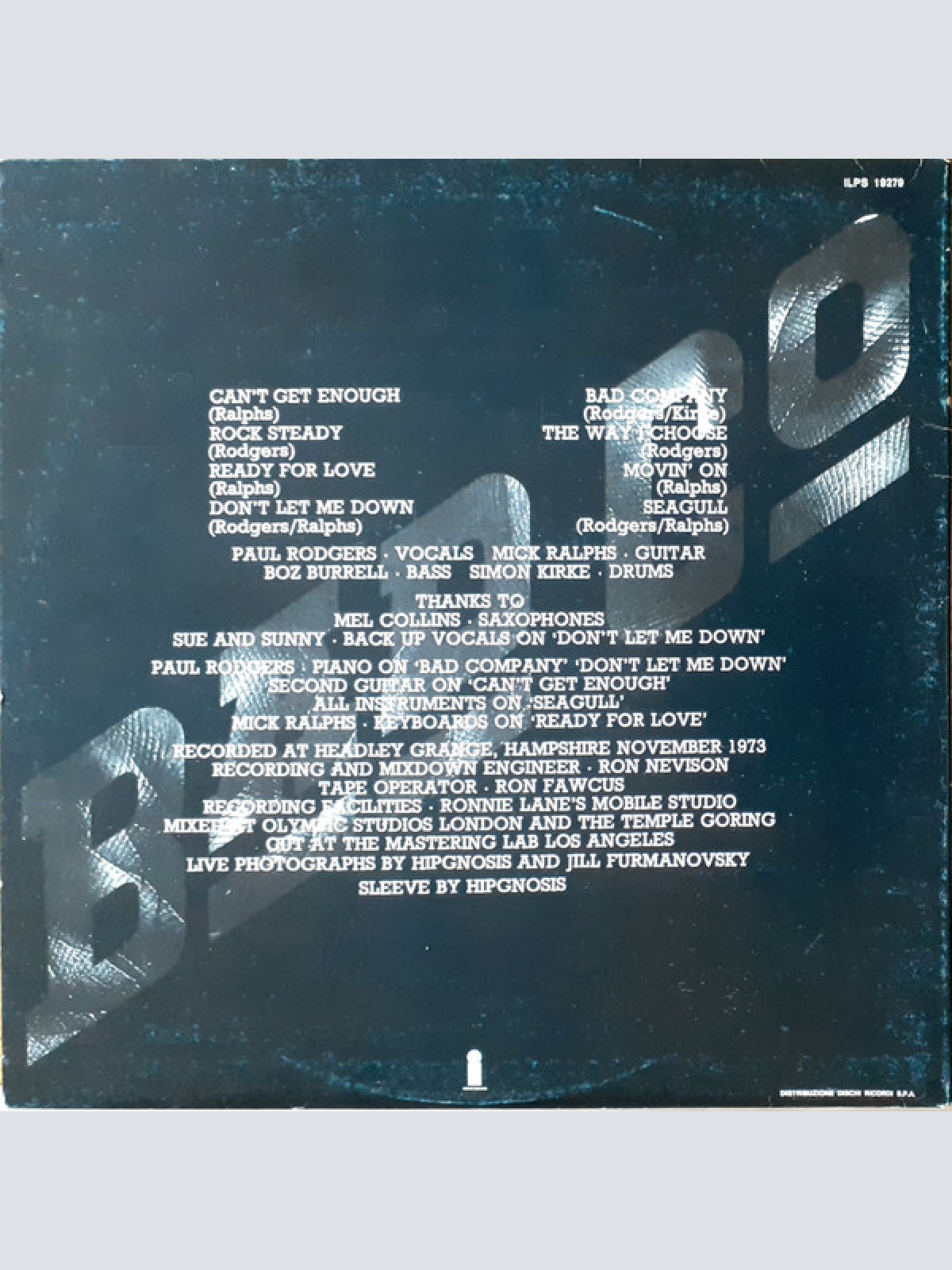 Vinyl / Bad Company (3) - Bad Co