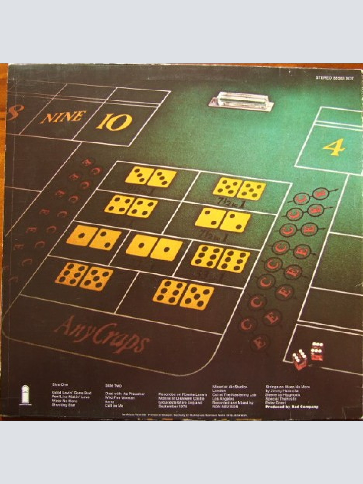 Vinyl / Bad Company (3) - Straight Shooter