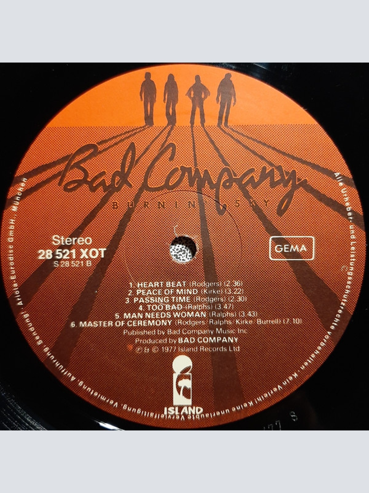 Vinyl / Bad Company (3) - Burnin' Sky