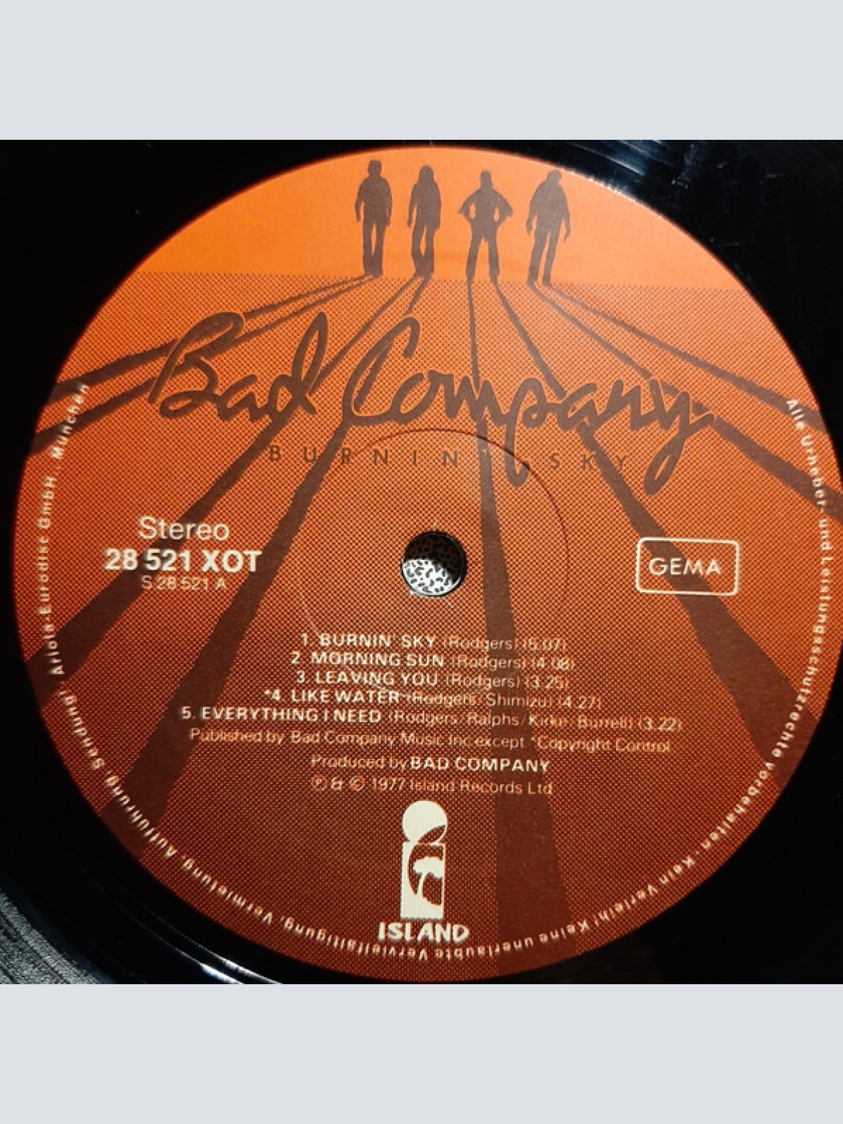 Vinyl / Bad Company (3) - Burnin' Sky