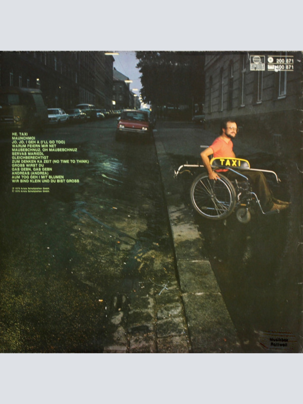 Vinyl / Sigfrid Maron* - He, Taxi