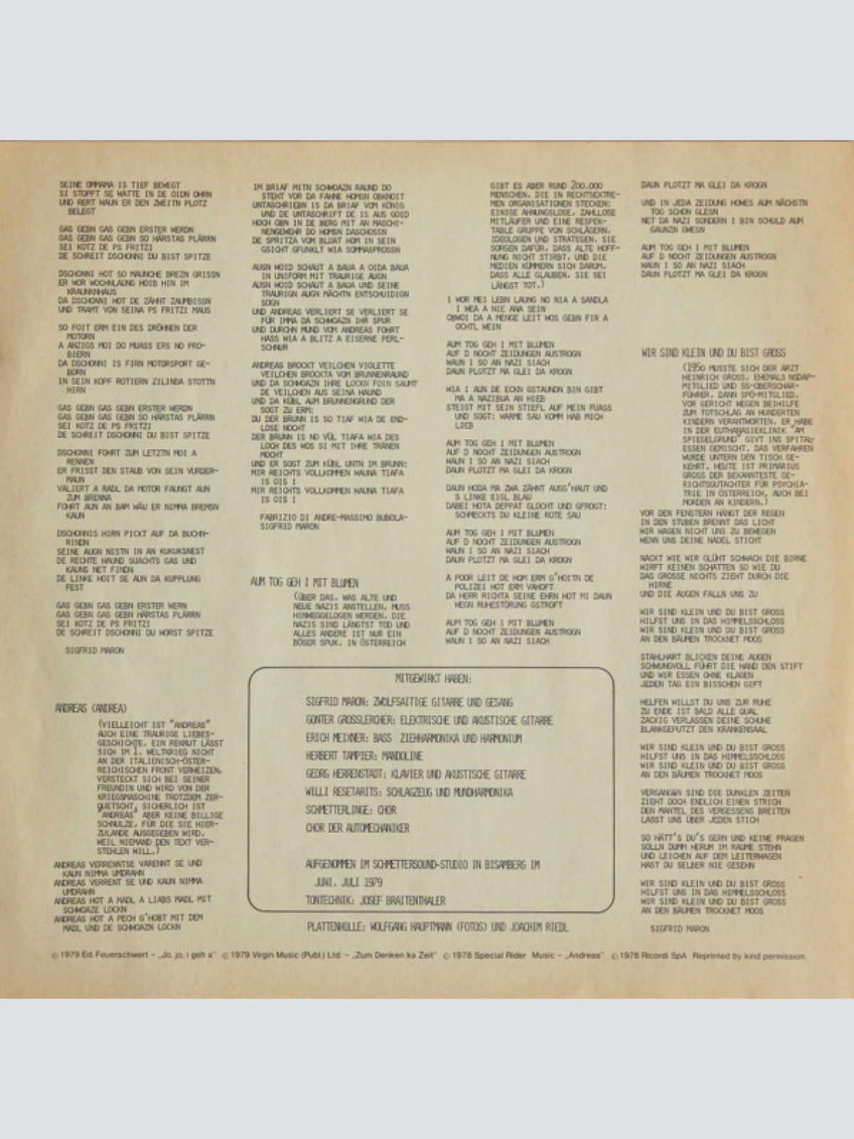 Vinyl / Sigfrid Maron* - He, Taxi