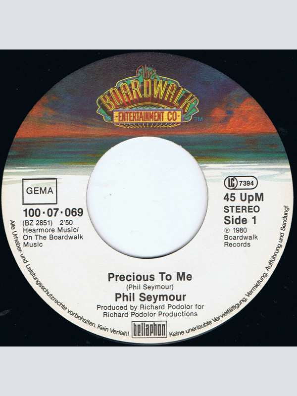 Vinyl / Phil Seymour - Precious To Me