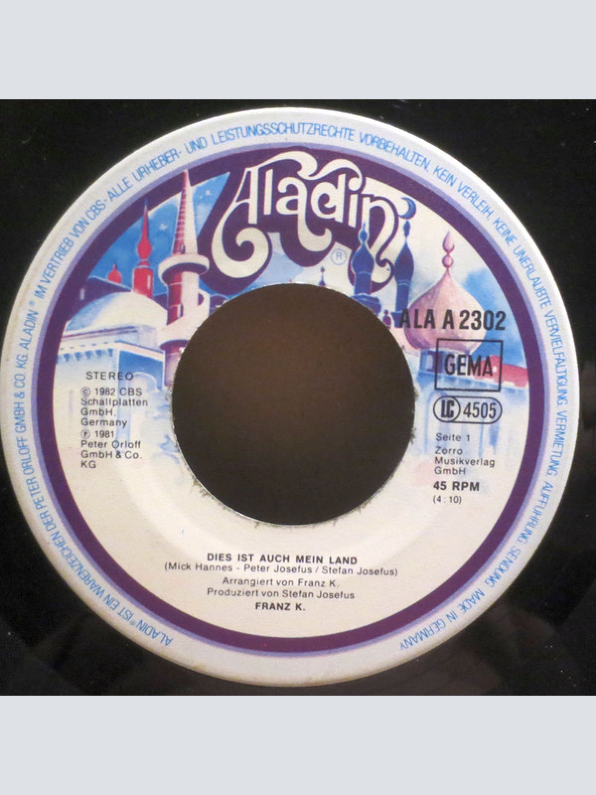 Vinyl / Franz K. - Dies Ist Auch Mein Land