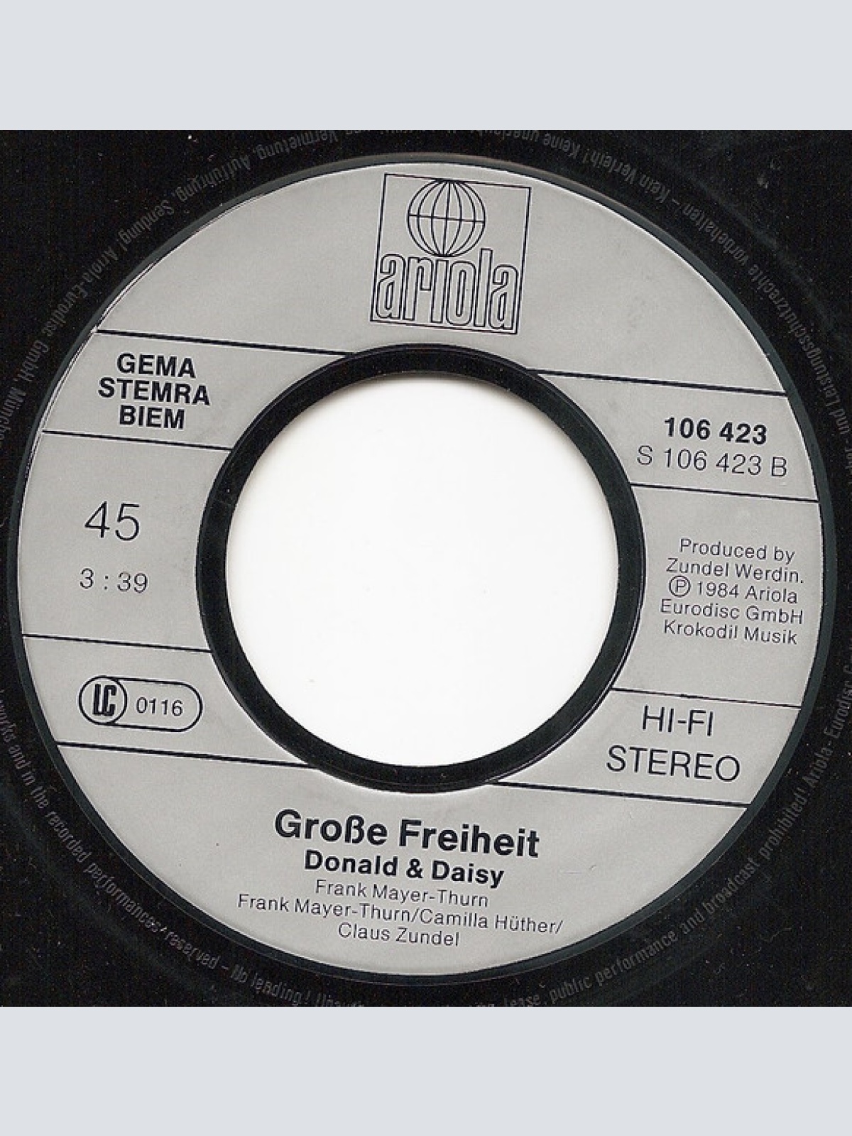 Vinyl / Grosse Freiheit (3) - Das Leben Ist So Schön