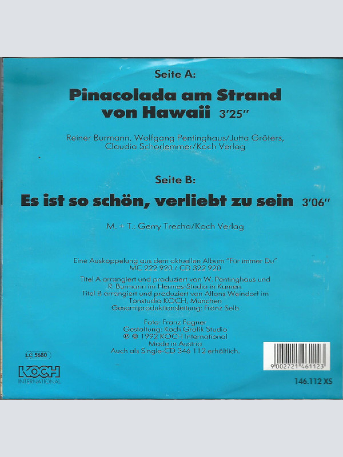 Vinyl / Tops - Pinacolada Am Strand Von Hawaii