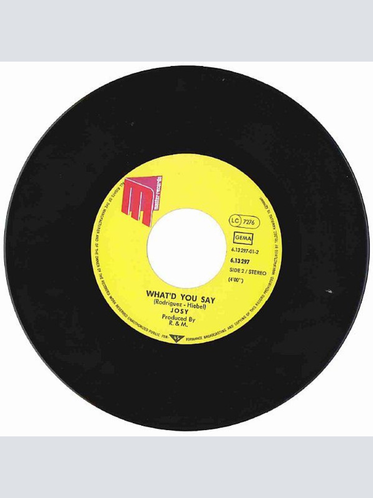 Vinyl / Josy - Do The Rock