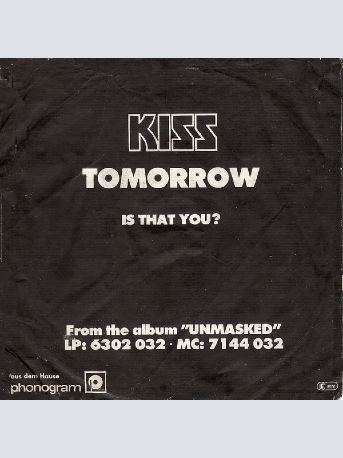 Vinyl / Kiss - Tomorrow