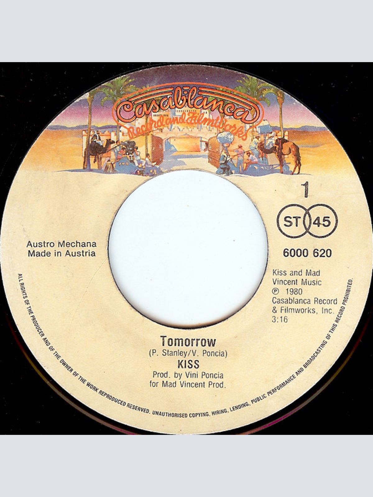 Vinyl / Kiss - Tomorrow