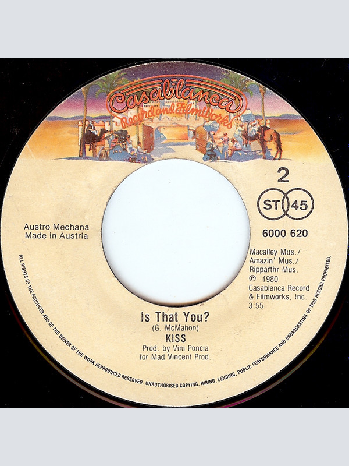 Vinyl / Kiss - Tomorrow