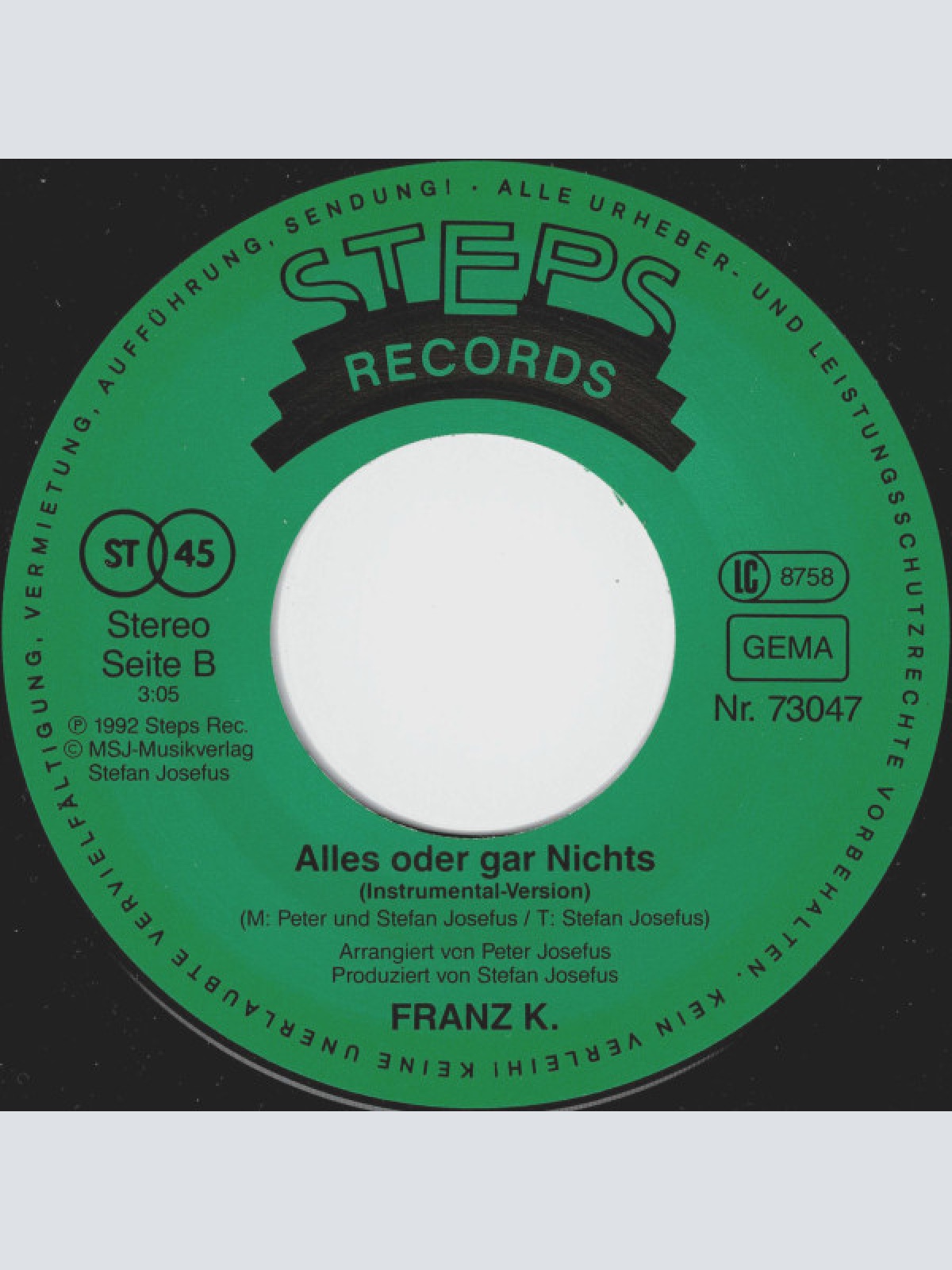 Vinyl / Franz K. - Mein Lila Fahrrad Ist Weg