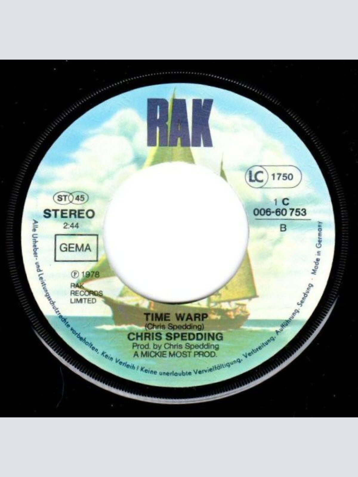 Vinyl / Chris Spedding - Bored Bored