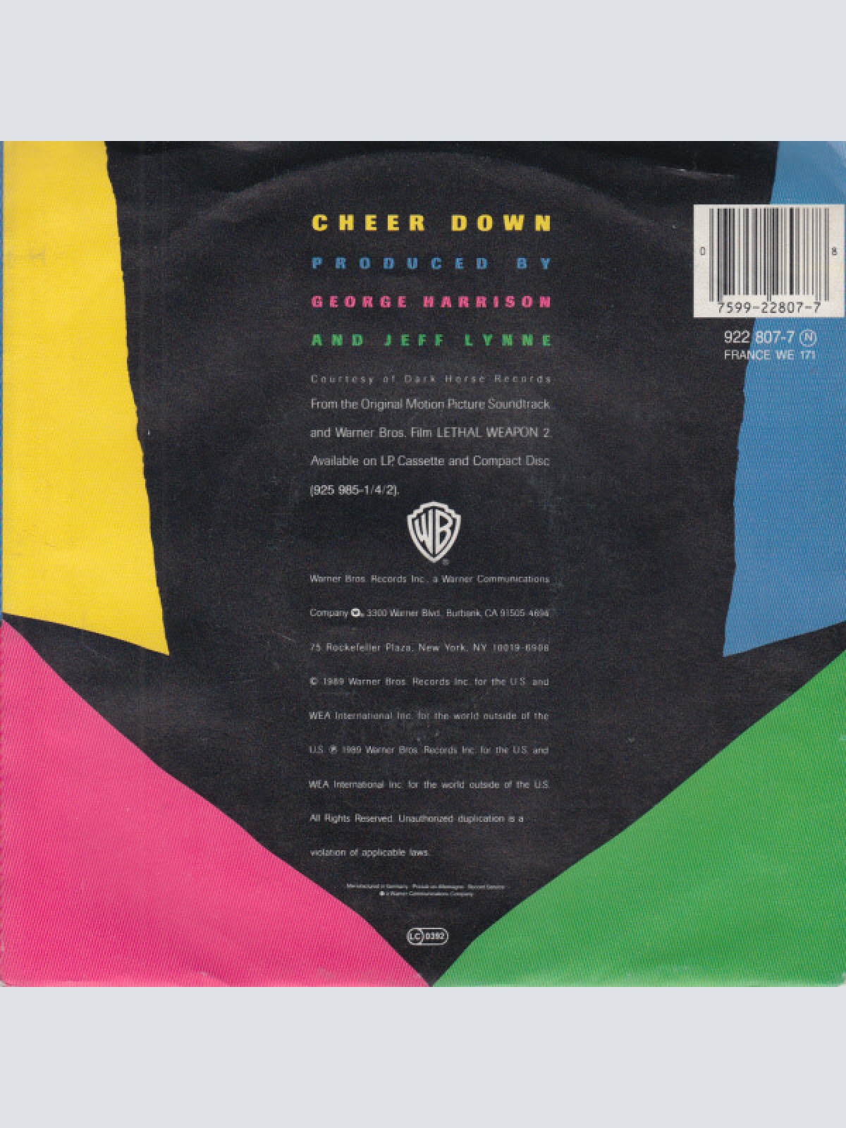 Vinyl / George Harrison - Cheer Down