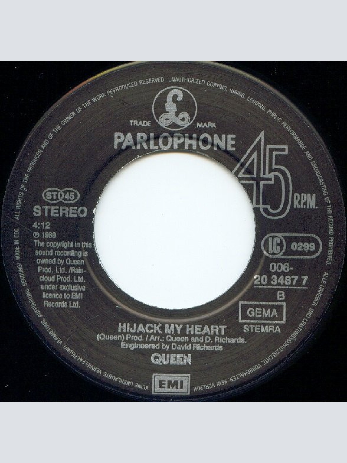 Vinyl / Queen - The Invisible Man