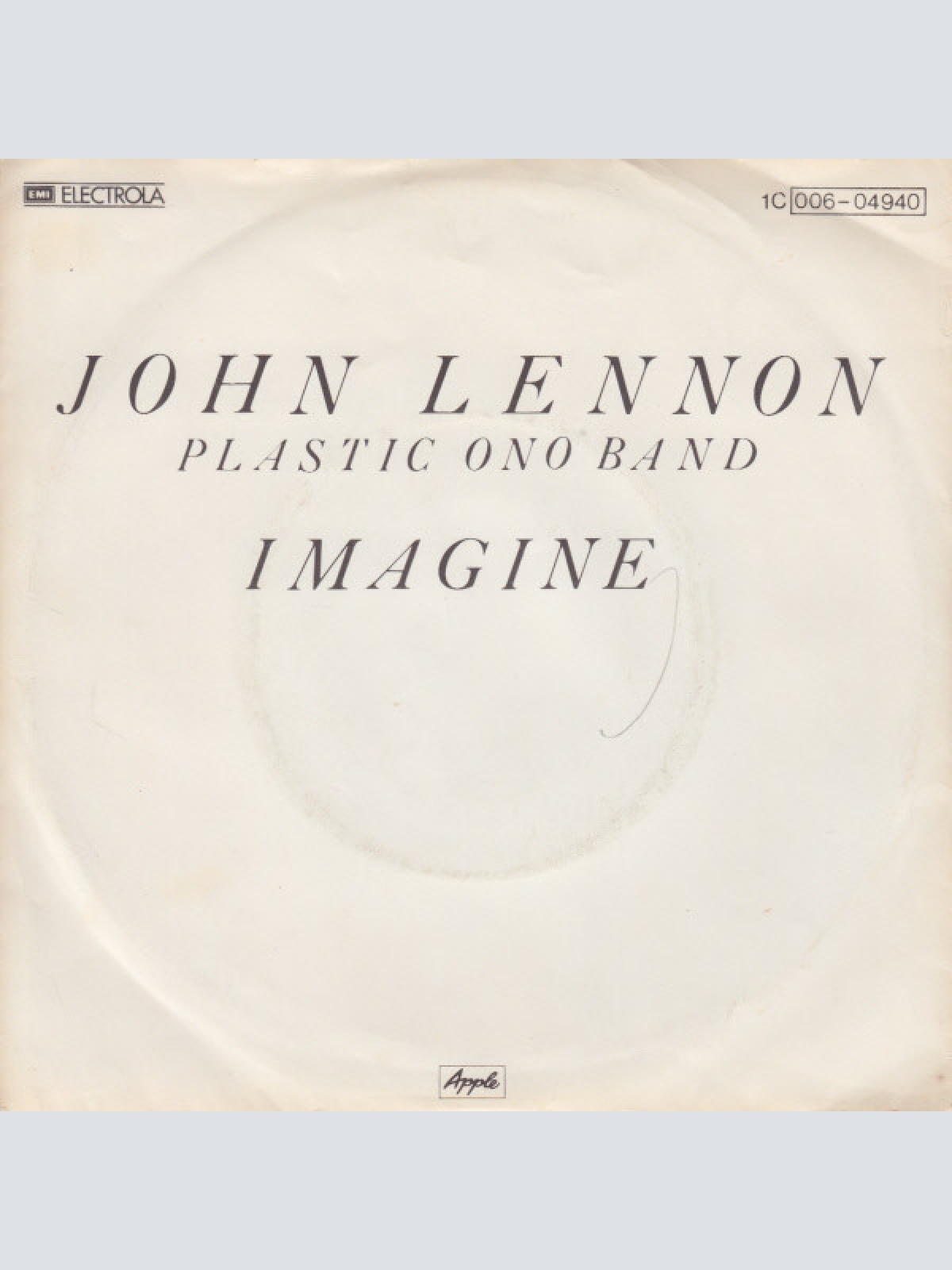 Vinyl / John Lennon, Plastic Ono Band* - Imagine