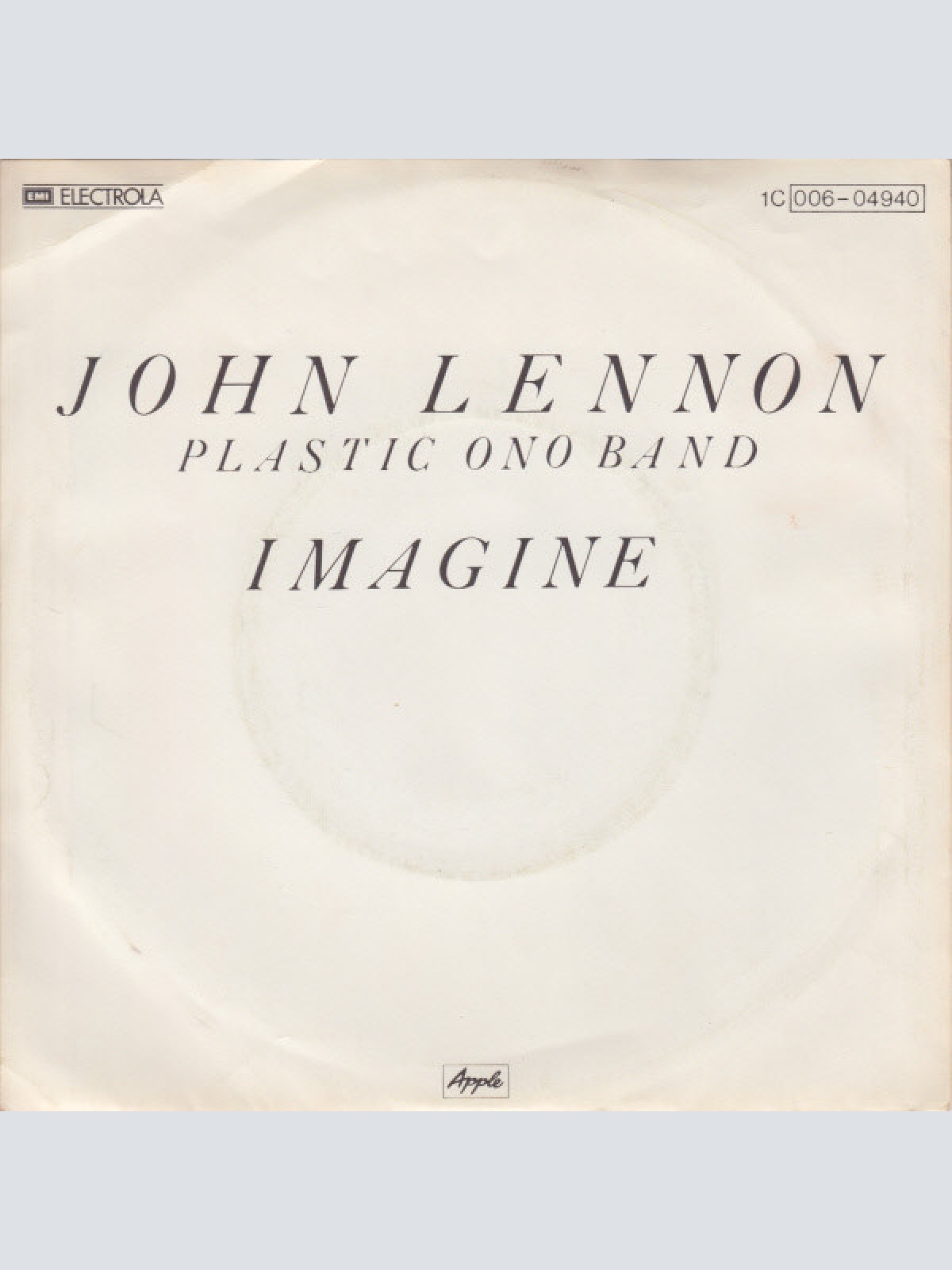 Vinyl / John Lennon, Plastic Ono Band* - Imagine