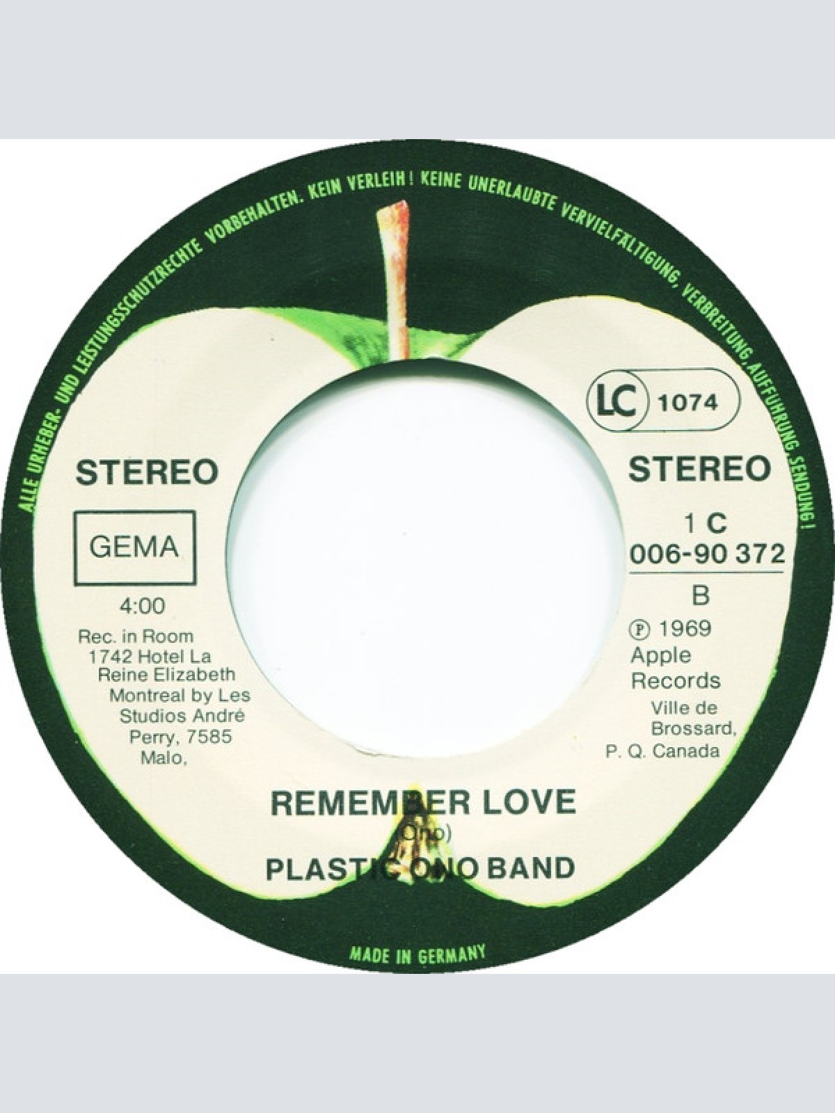 Vinyl / Plastic Ono Band* - Give Peace A Chance