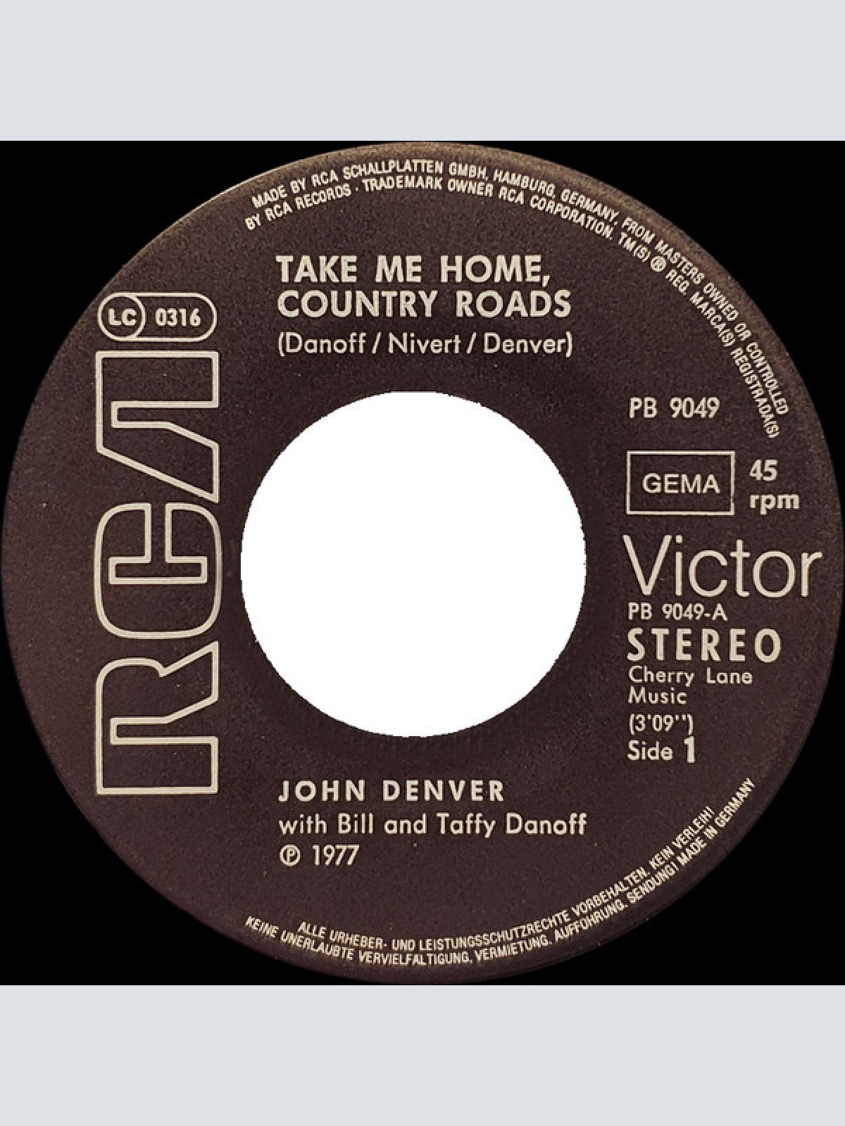 Vinyl / John Denver - Take Me Home, Country Roads