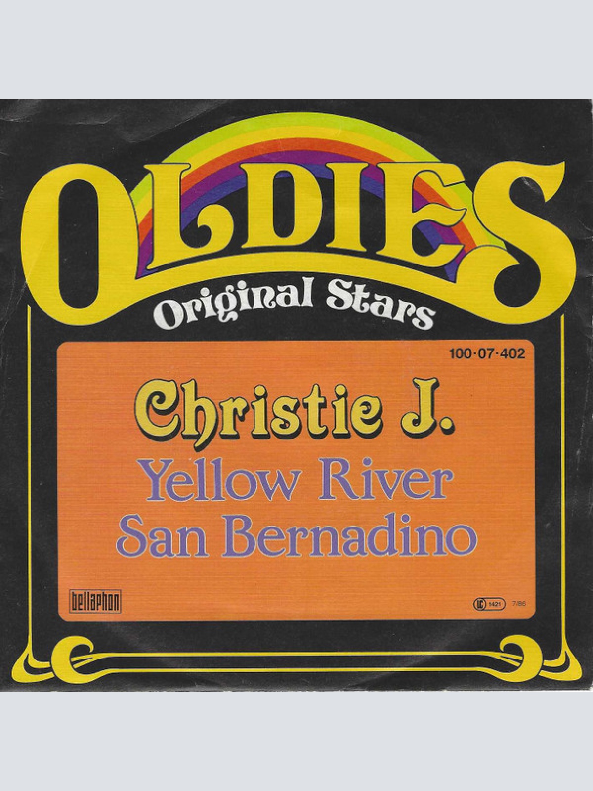 Vinyl / Christie J.* - Yellow River / San Bernadino