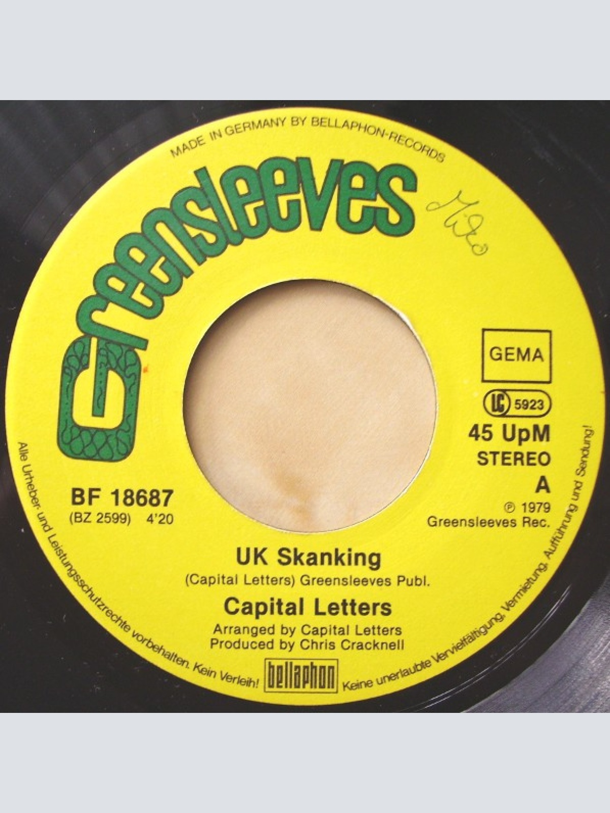 Vinyl / Capital Letters - UK Skanking