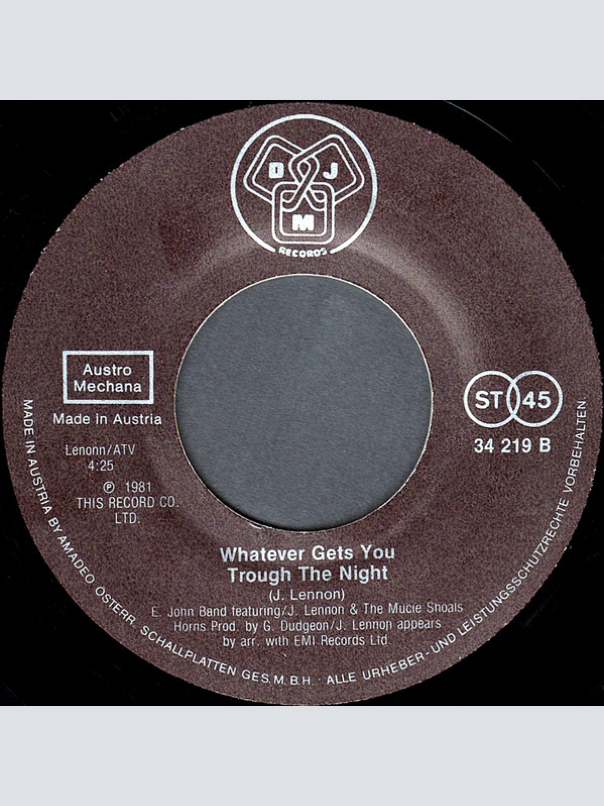 Vinyl / Elton John Band Featuring John Lennon - I Saw Her Standing There