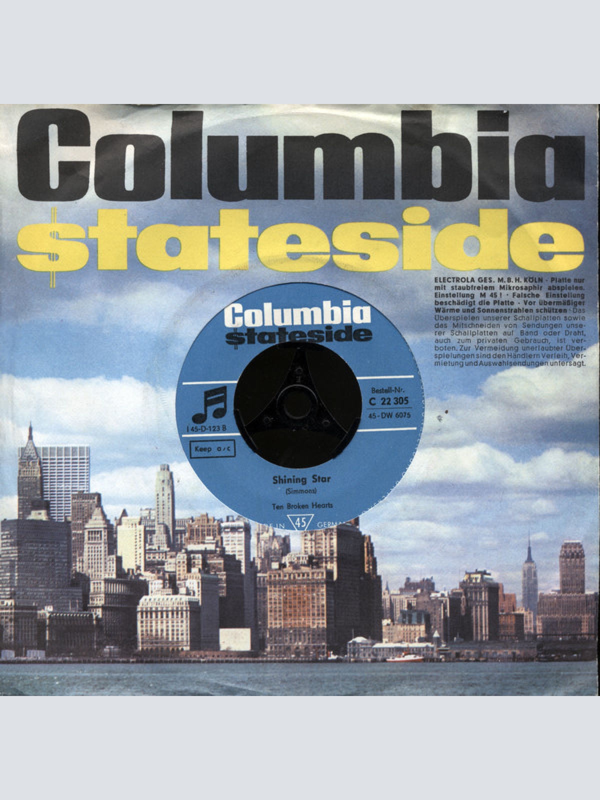 Vinyl / Ten Broken Hearts - Ten Lonely Guys