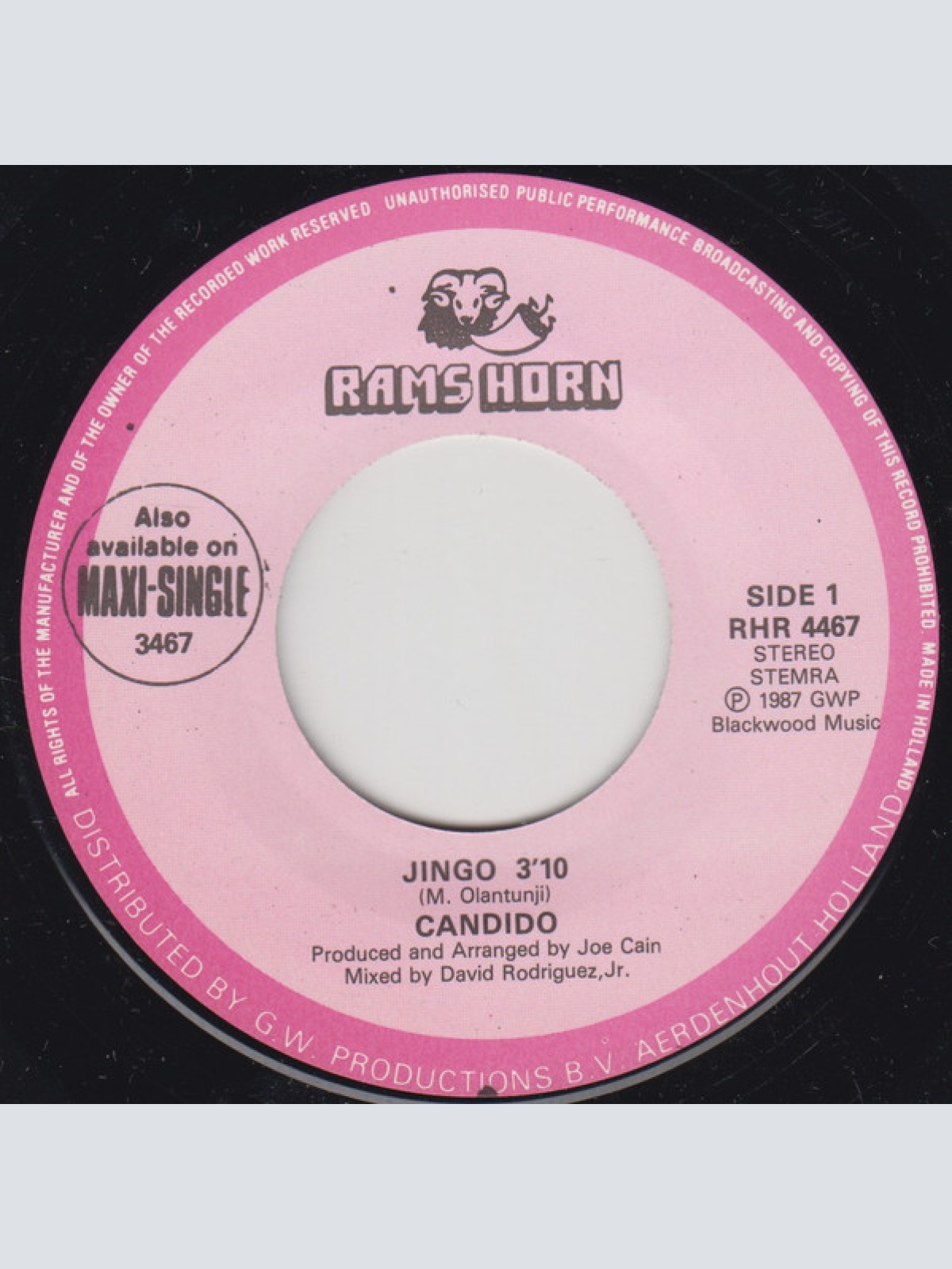 Vinyl / Candido - Jingo