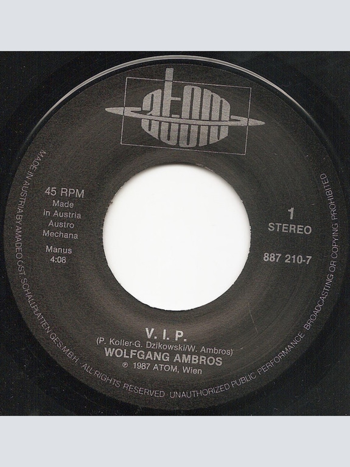 Vinyl / W. Ambros* - V.I.P.