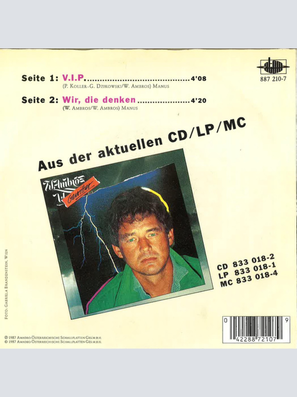 Vinyl / W. Ambros* - V.I.P.