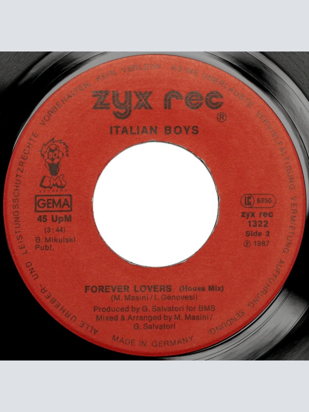Vinyl / Italian Boys - Forever Lovers