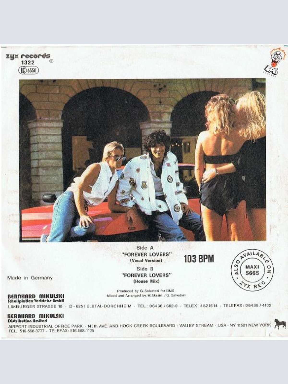 Vinyl / Italian Boys - Forever Lovers