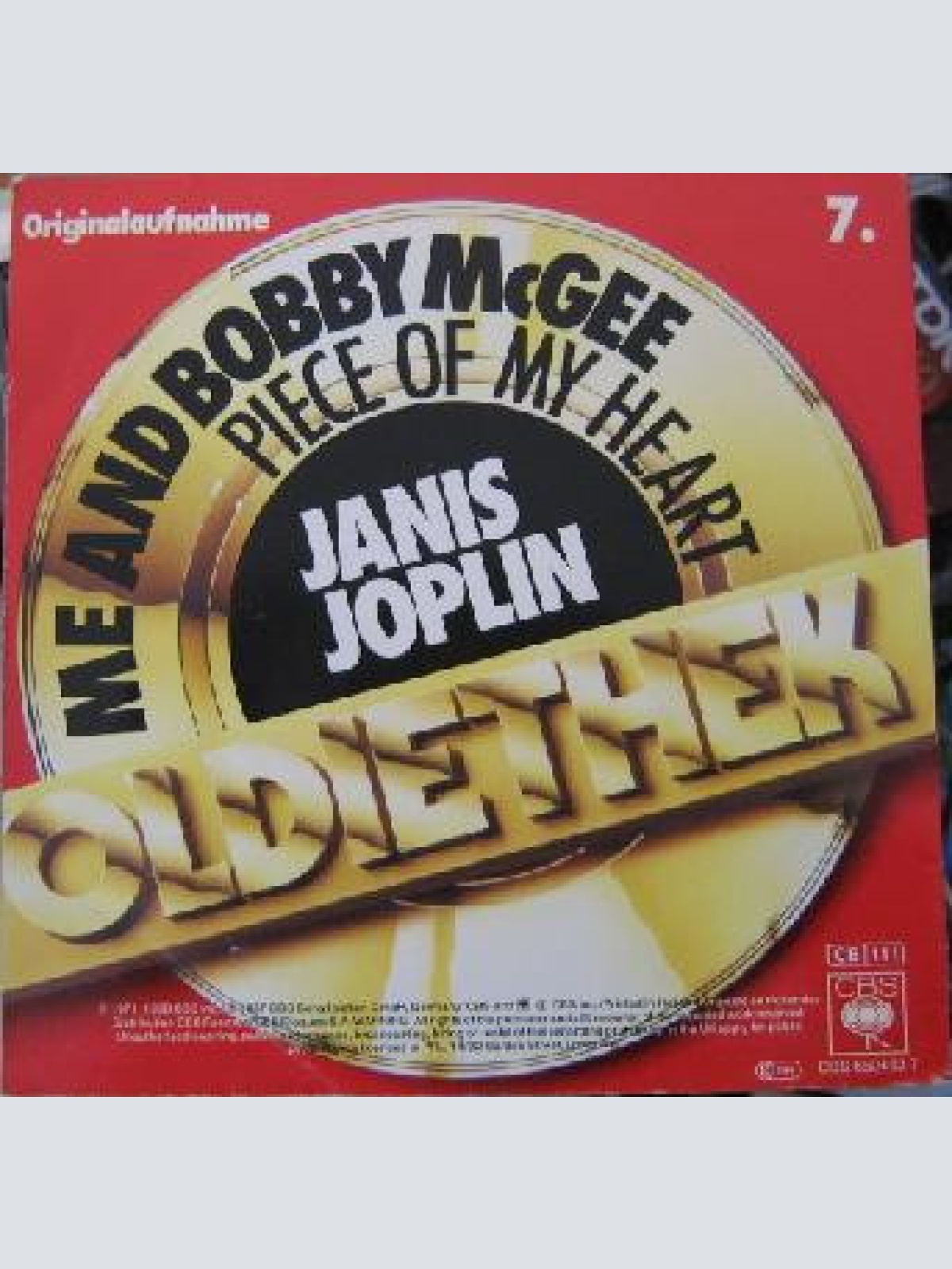 Vinyl / Janis Joplin - Me And Bobby McGee / Piece Of My Heart