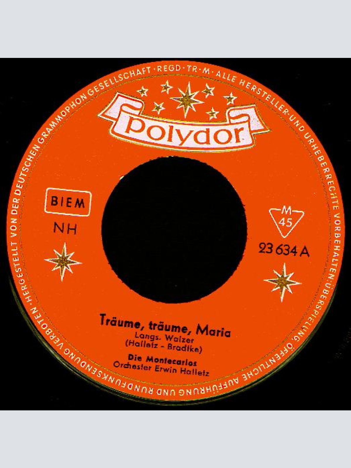 Vinyl / Die Montecarlos* - Träume, Träume, Maria