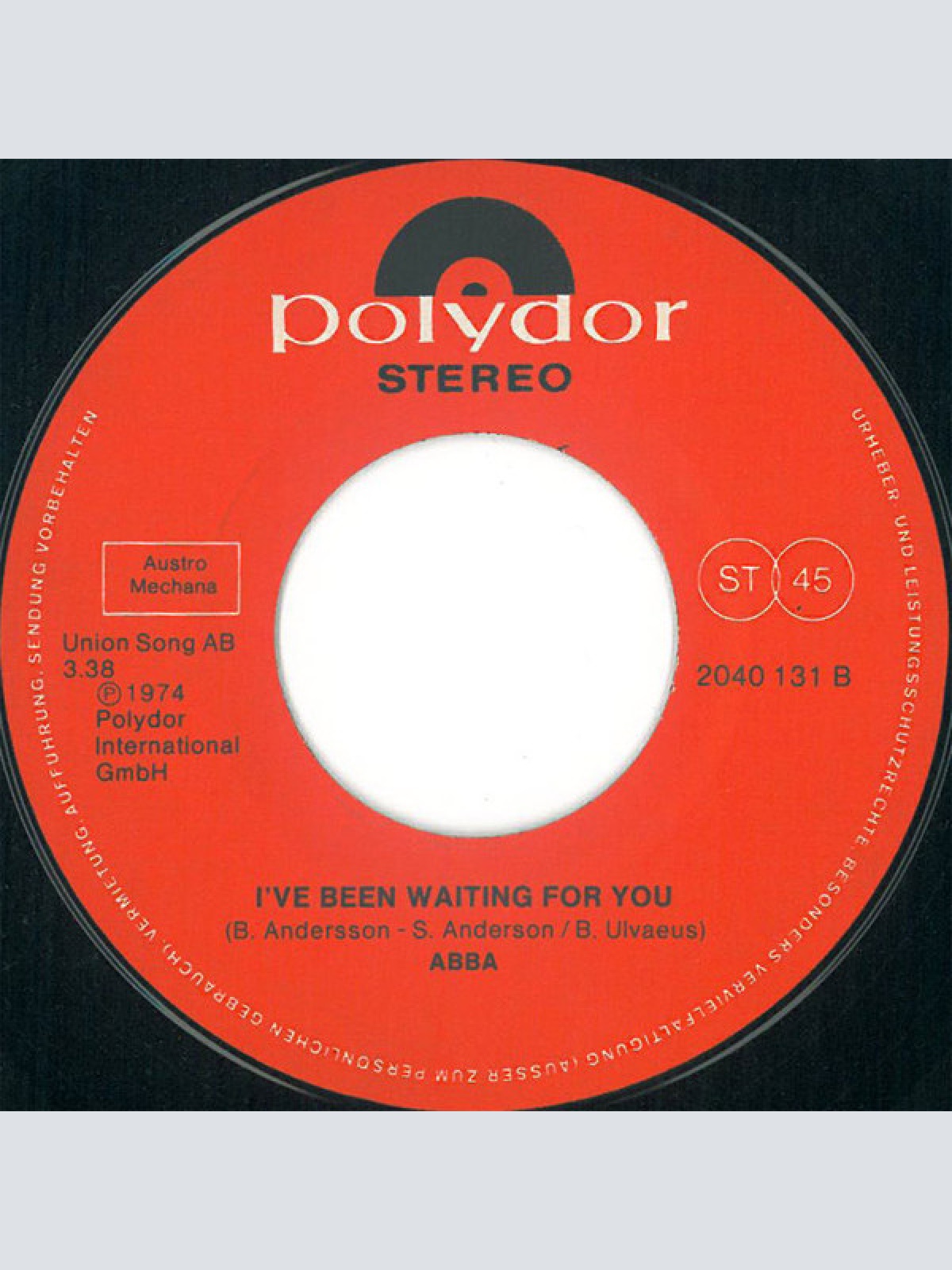 Vinyl / ABBA - So Long