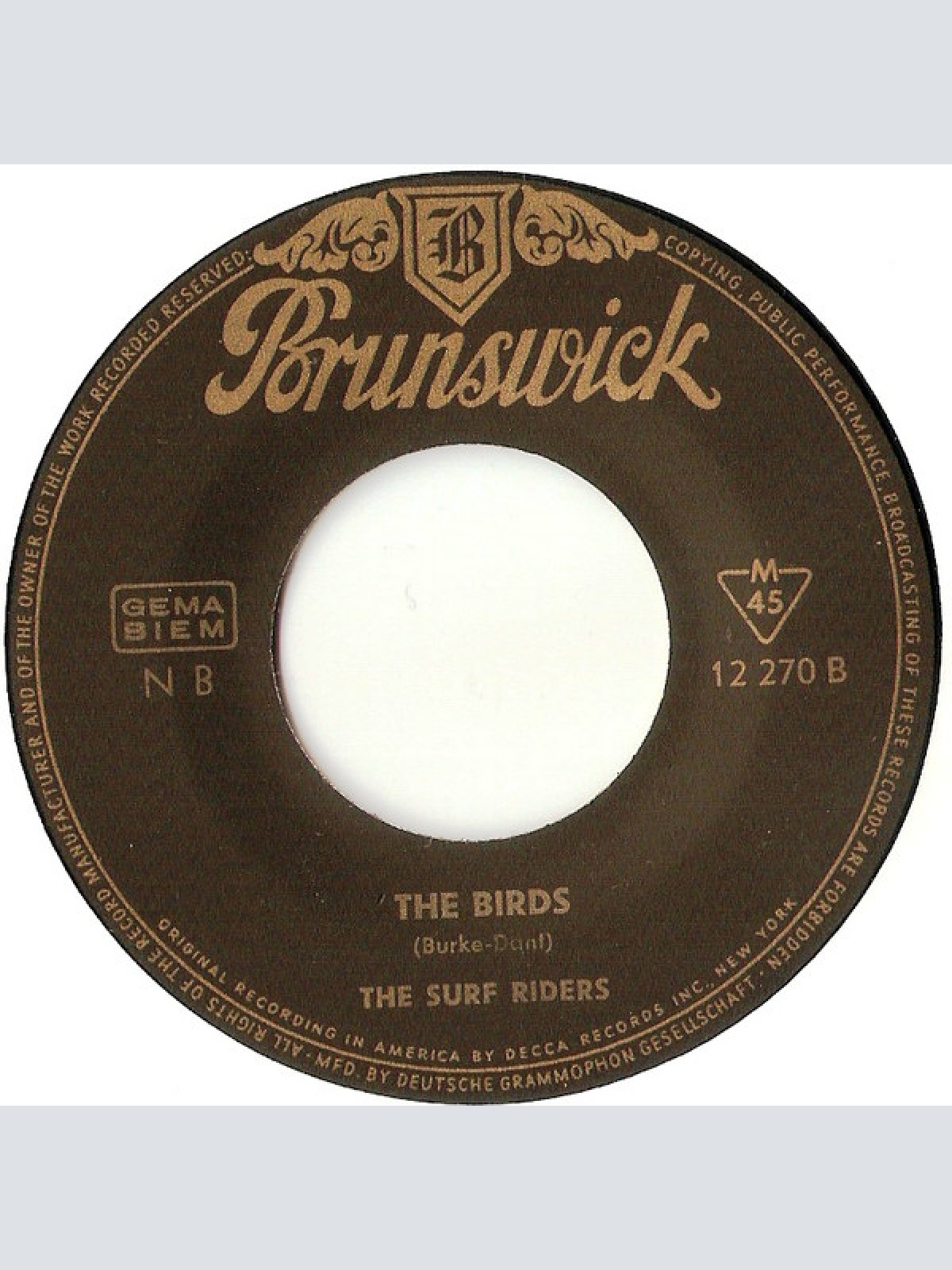 Vinyl / The Surf Riders (4) - The Birds
