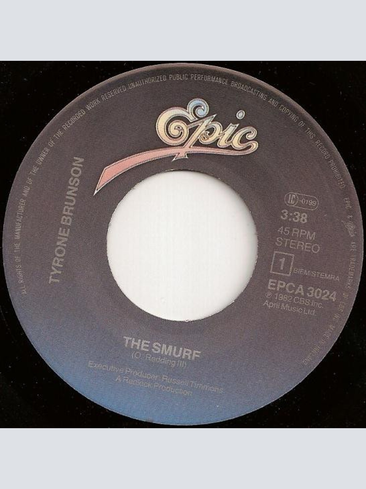 Vinyl / Tyrone Brunson - The Smurf