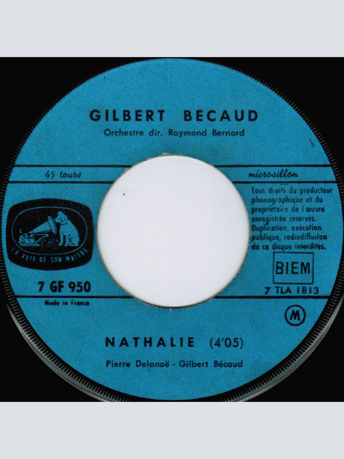 Vinyl / Gilbert Becaud* - Mon Arbre / Nathalie