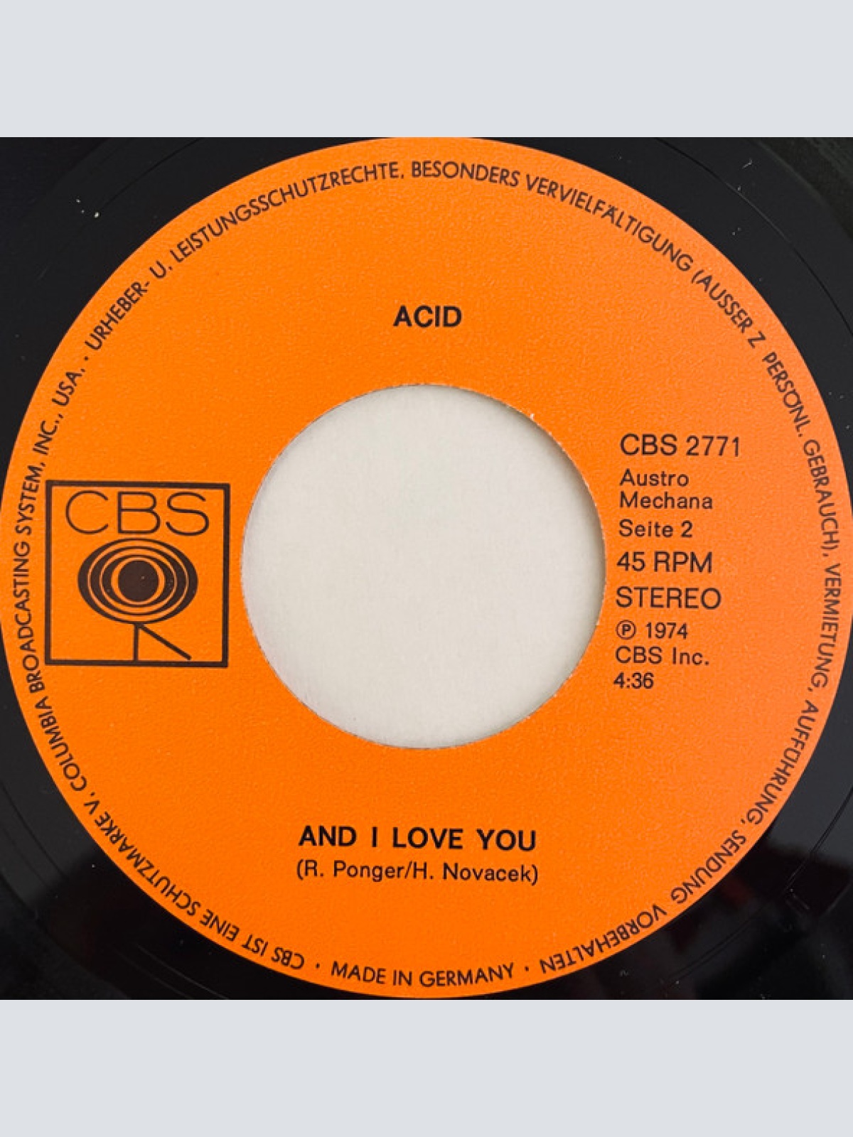 Vinyl / Acid (4) - Hey Freddy