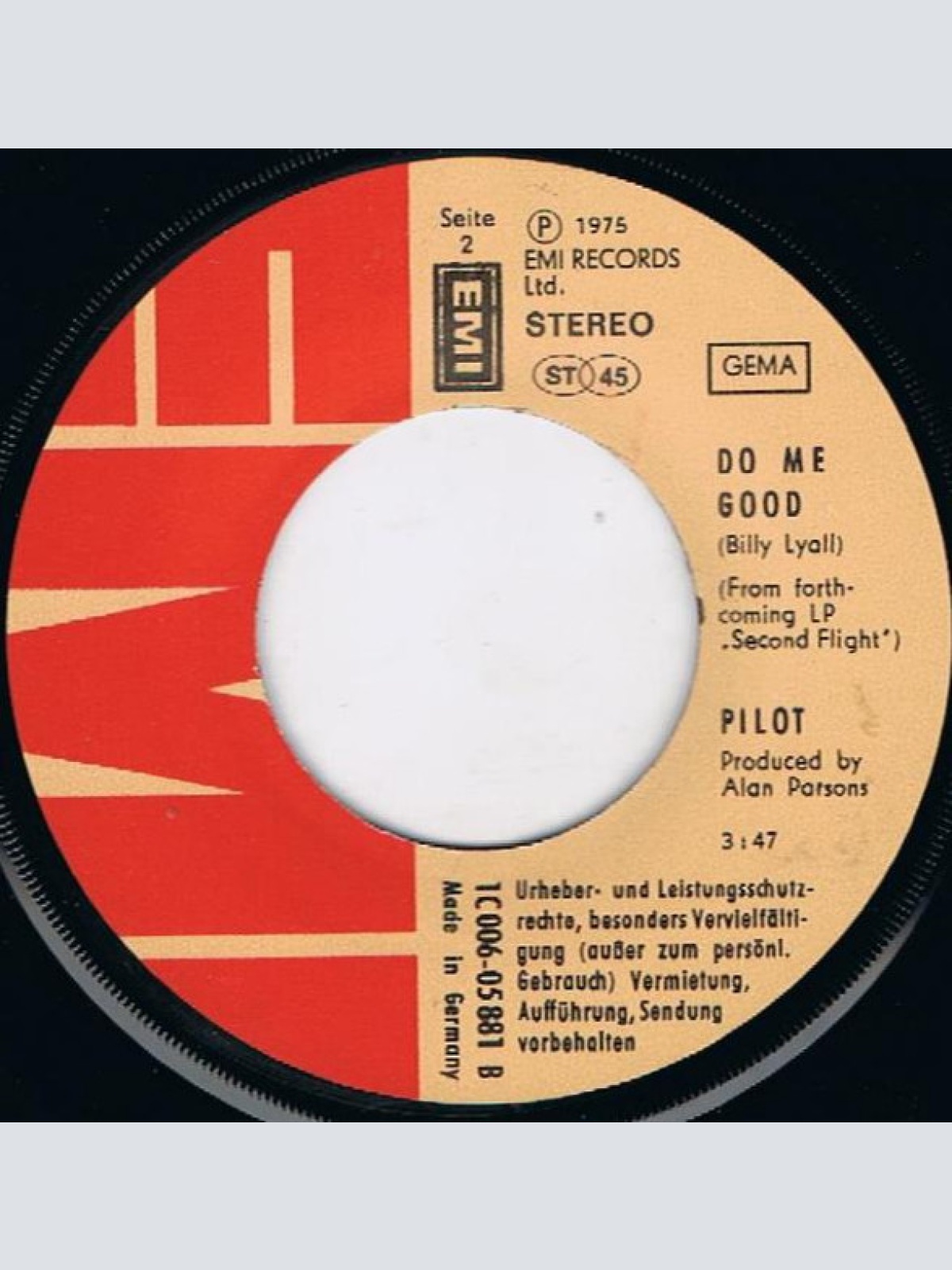 Vinyl / Pilot - Call Me Round