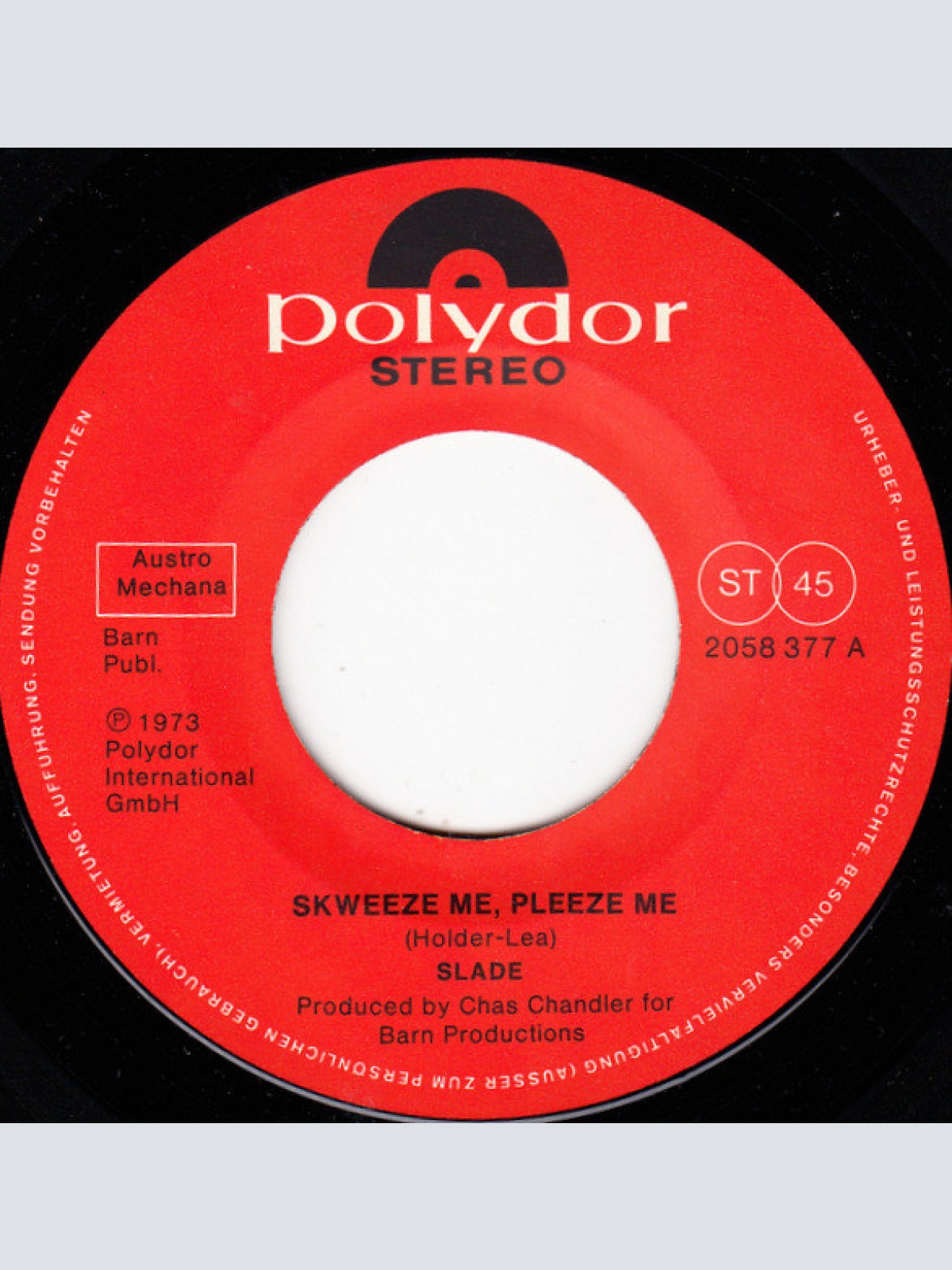 Vinyl / Slade - Skweeze Me, Pleeze Me