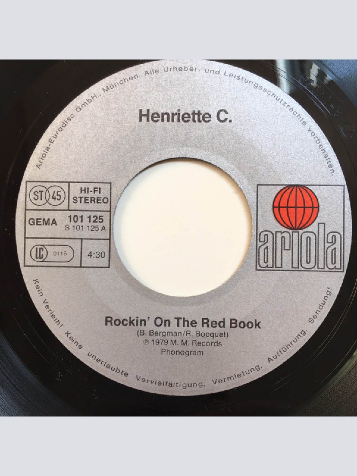 Vinyl / Henriette C.* - Rockin' On The Red Book