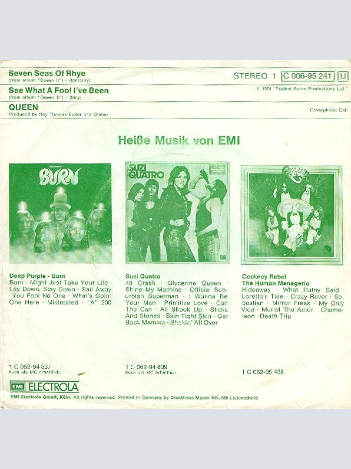 Vinyl / Queen - Seven Seas Of Rhye