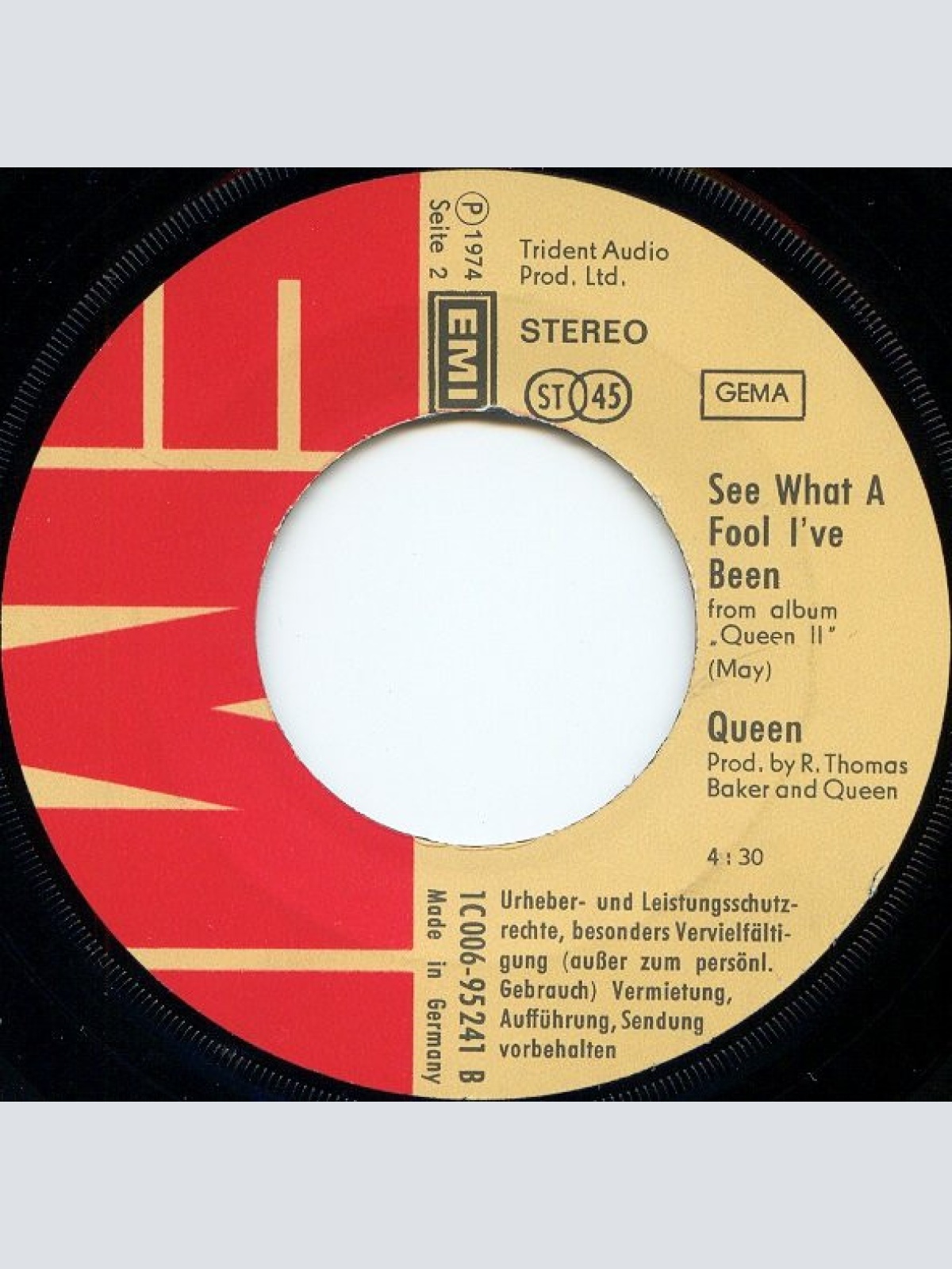 Vinyl / Queen - Seven Seas Of Rhye