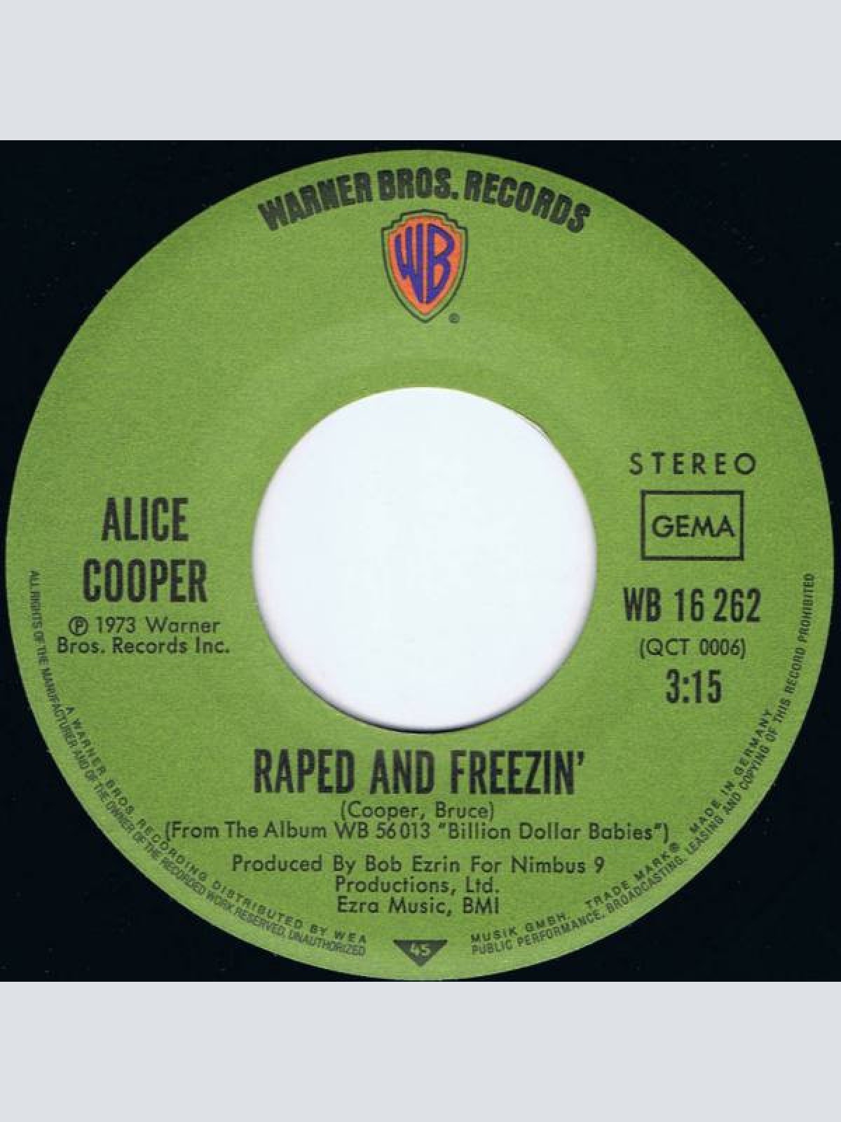 Vinyl / Alice Cooper - No More Mr. Nice Guy