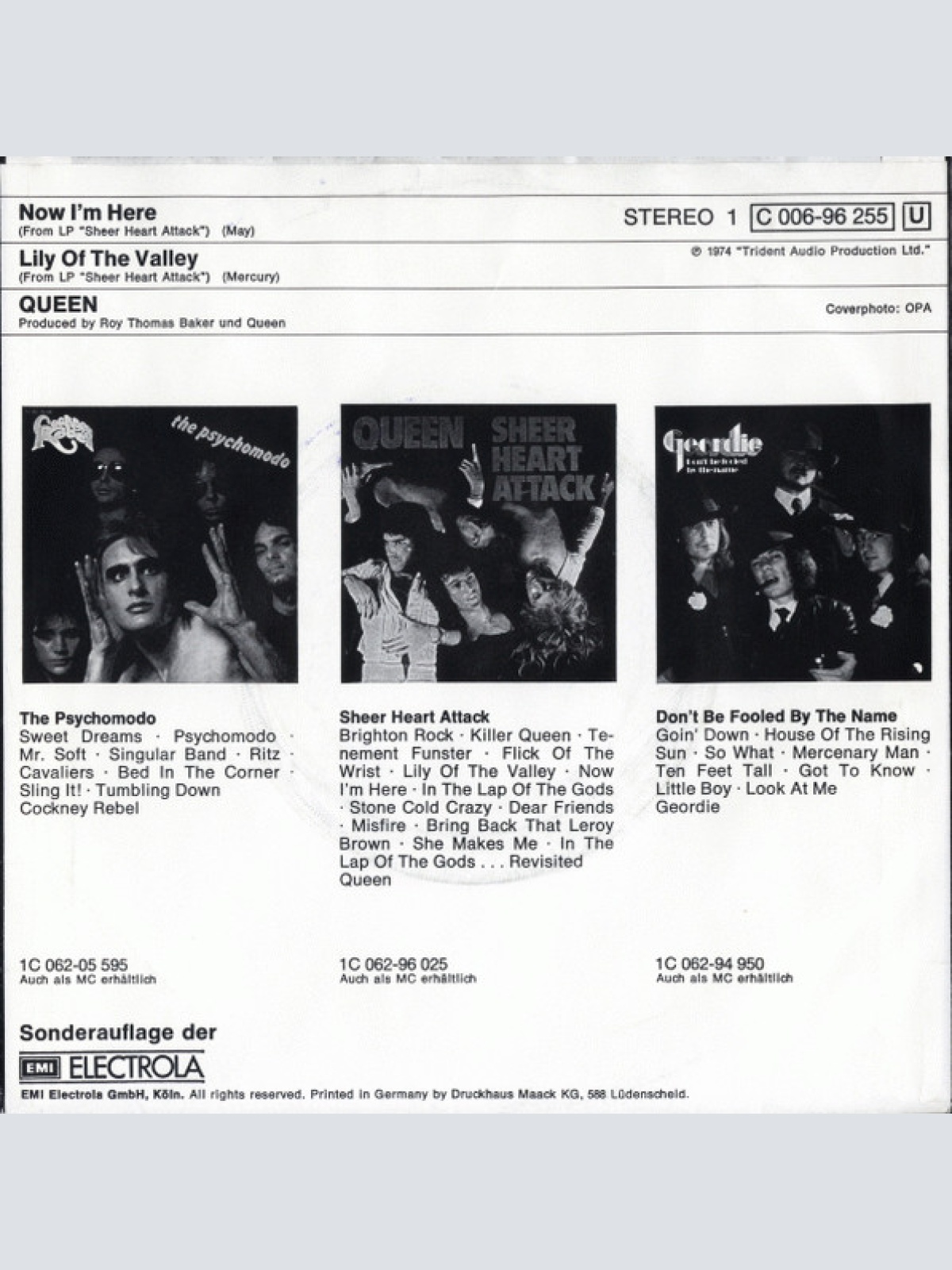 Vinyl / Queen - Now I'm Here