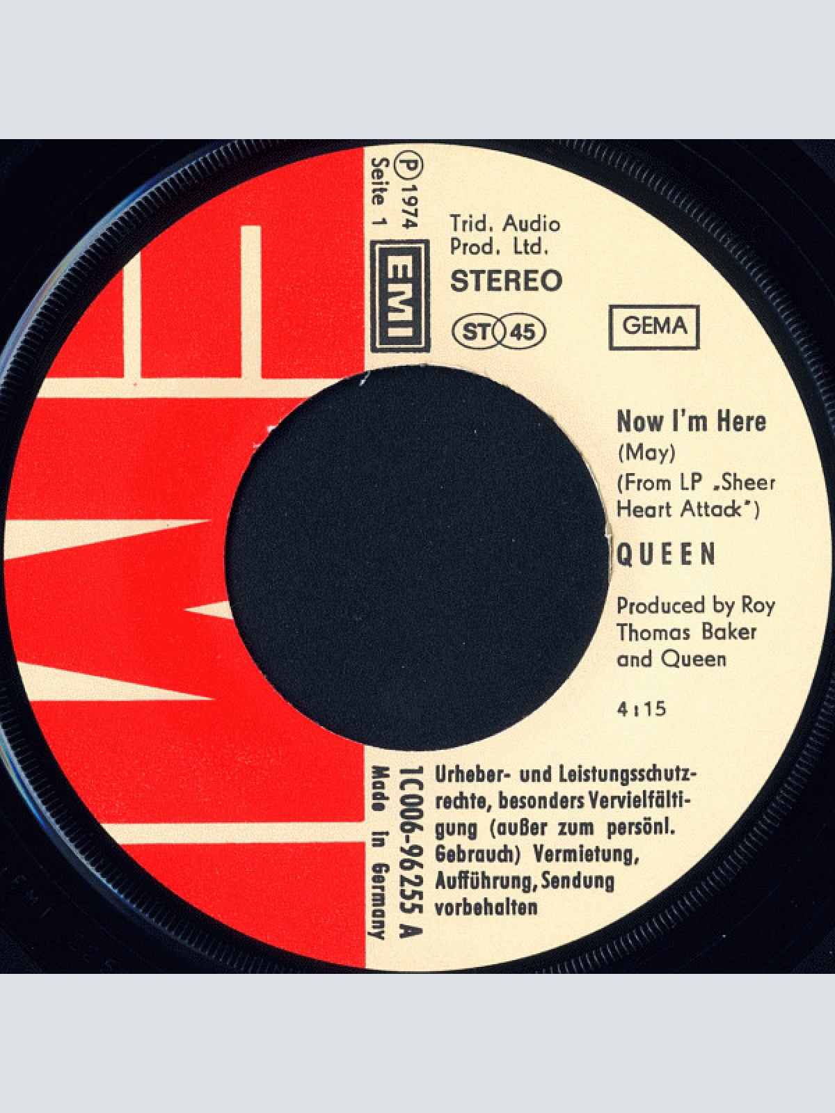 Vinyl / Queen - Now I'm Here